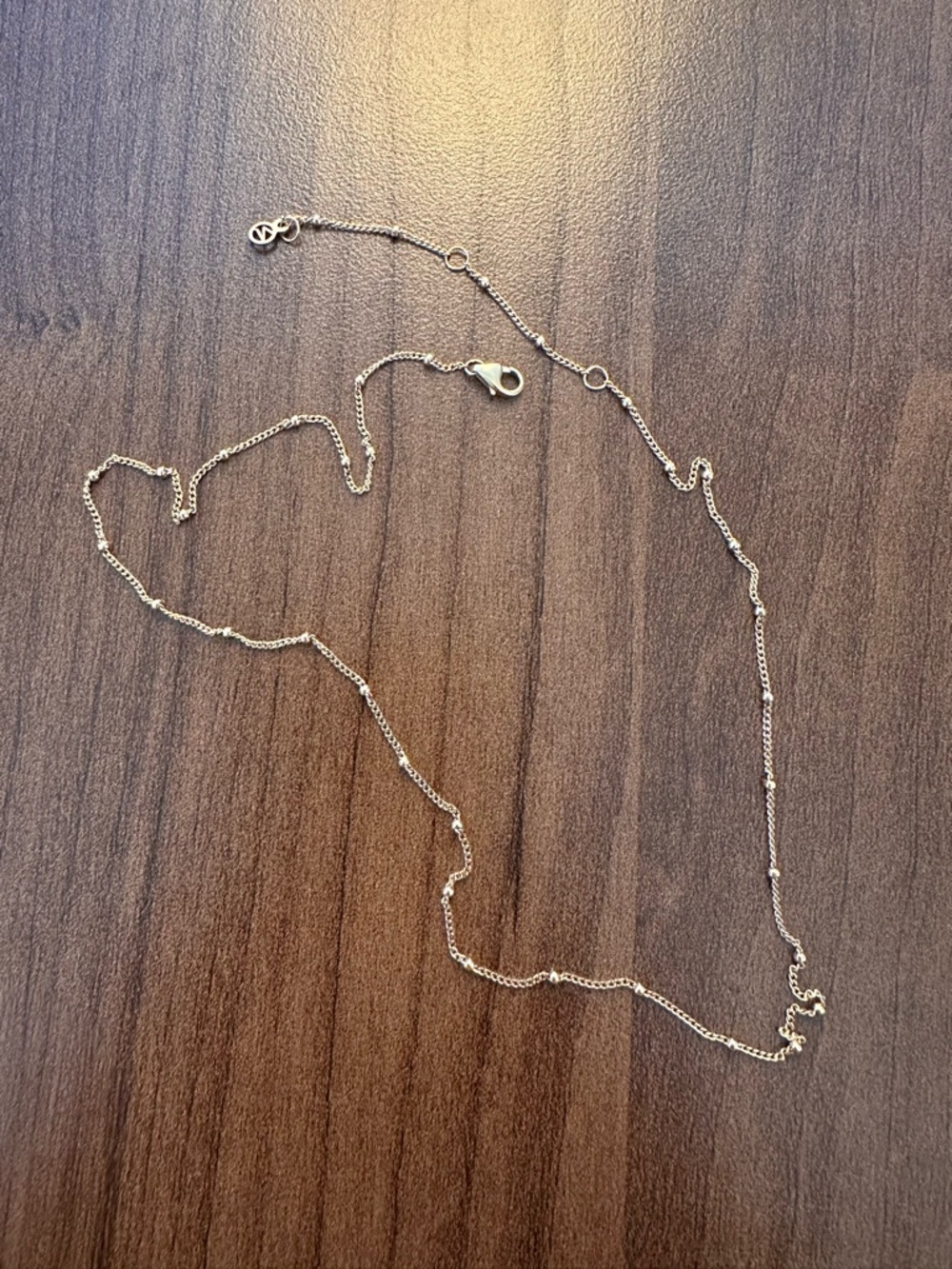 Mejuri 14k spheres ball chain choker necklace